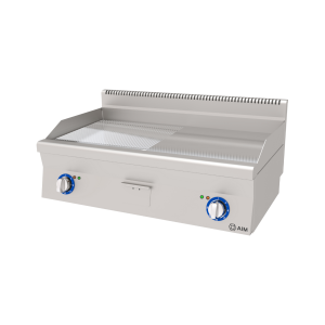 ELECTRICAL GRILLS - 1/2 RIBBED 1/2 SMOOTH SURFACE - CHROME